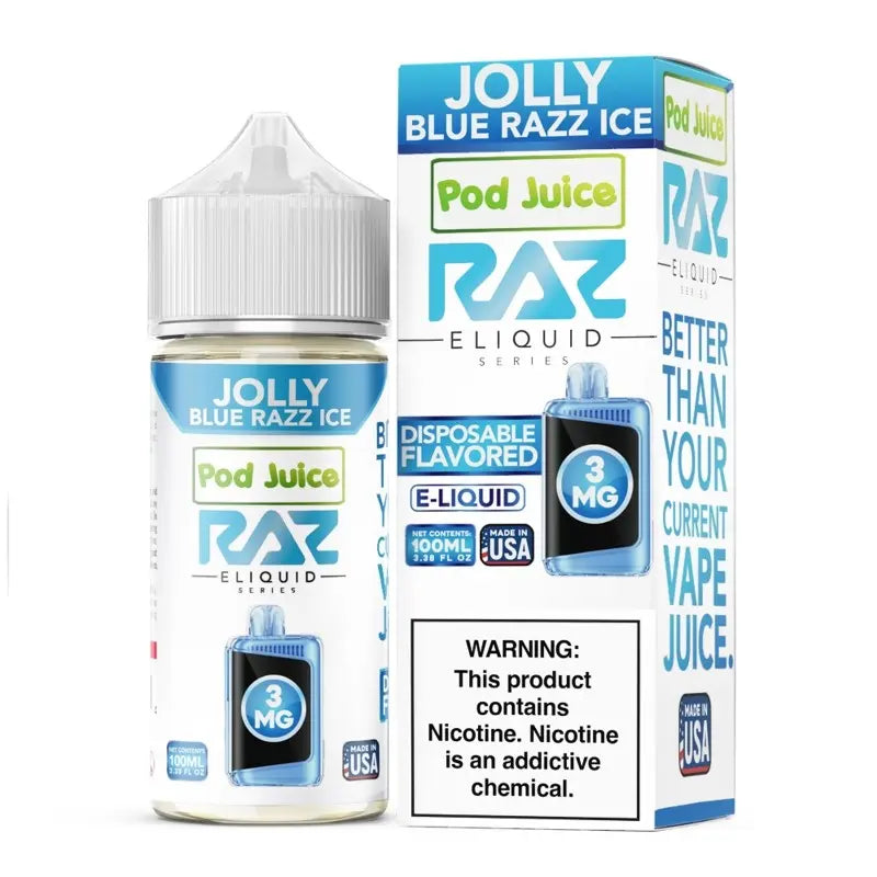 POD Juice x RAZ Series Nicotine E-Liquid 100ML POD Juice x RAZ Series Nicotine E-Liquid 100ML