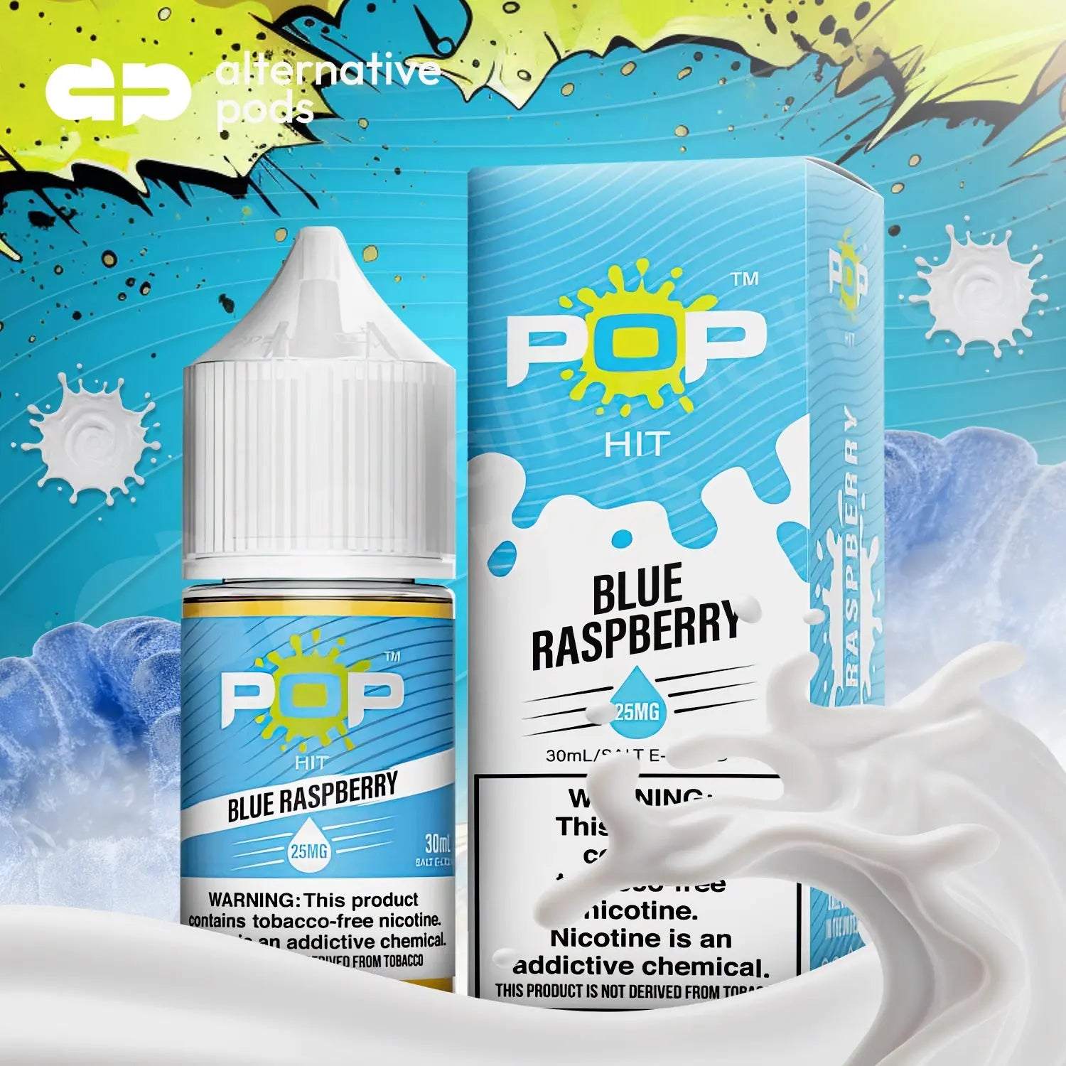 POP HIT Salt E-Liquid 30ML - Alternative pods | Online Vape & Smoke Shop