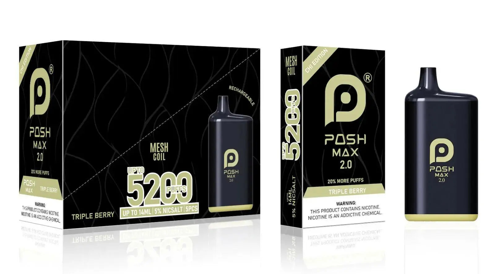 POSH MAX 2.0 5200 DISPOSABLE - Alternative pods | Online Vape & Smoke Shop