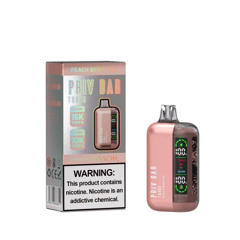 PRIV Bar Turbo - Peach Berry Ice 