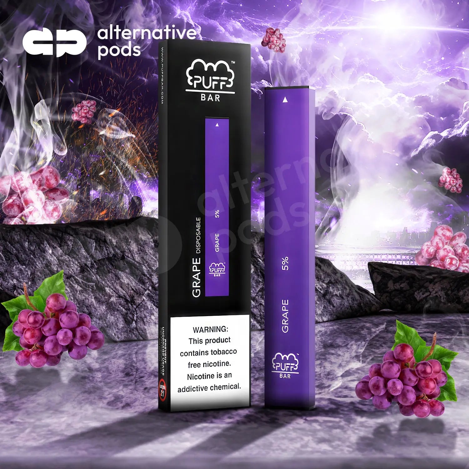 PUFF Bar Disposable Pod Device - Grape 