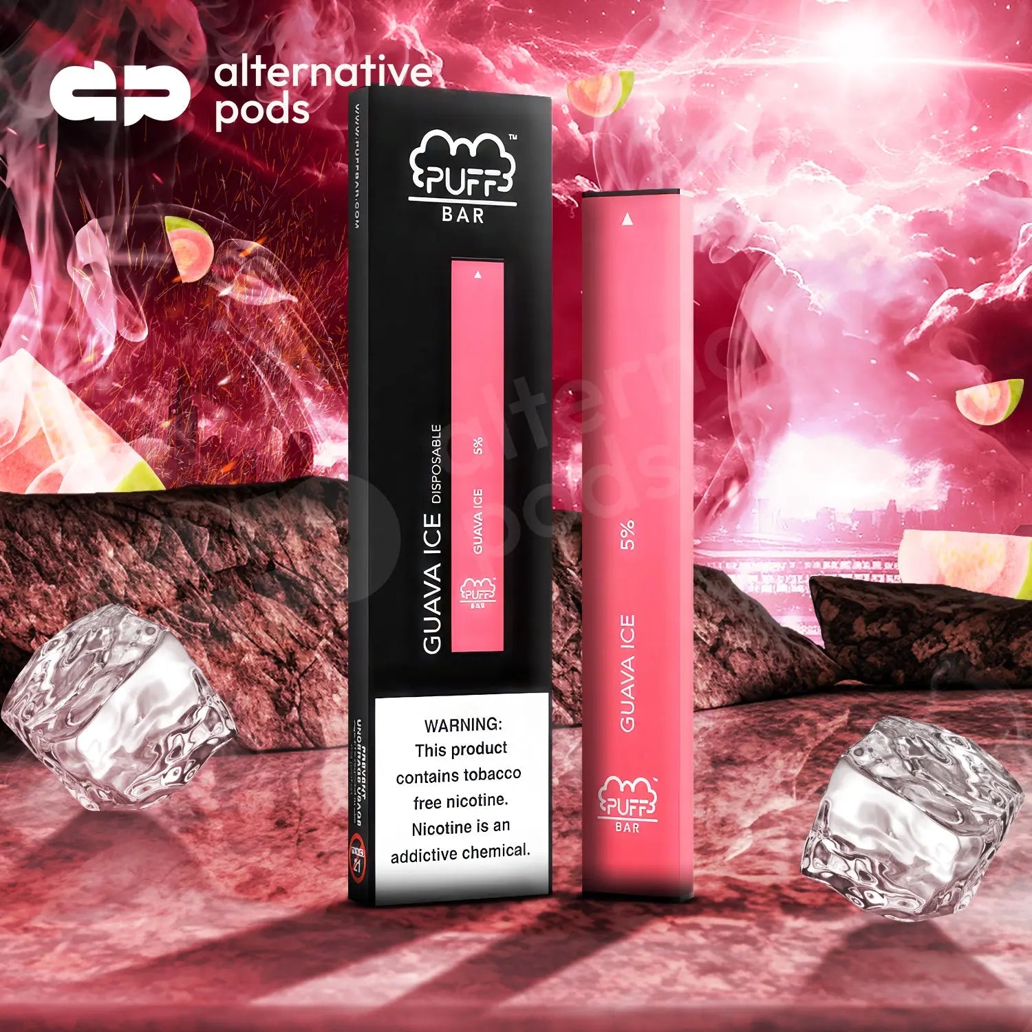 PUFF Bar Disposable Pod Device - Guava Ice 