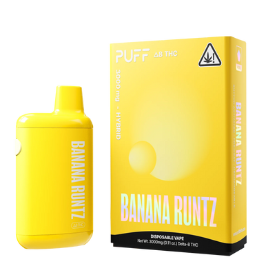 PUFF DELTA 8 THC - Banana Runtz - Hybrid