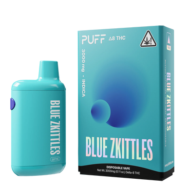 PUFF DELTA 8 THC - Blue Zkittles - Indica