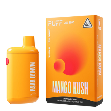 PUFF DELTA 8 THC - Mango Kush - Hybrid