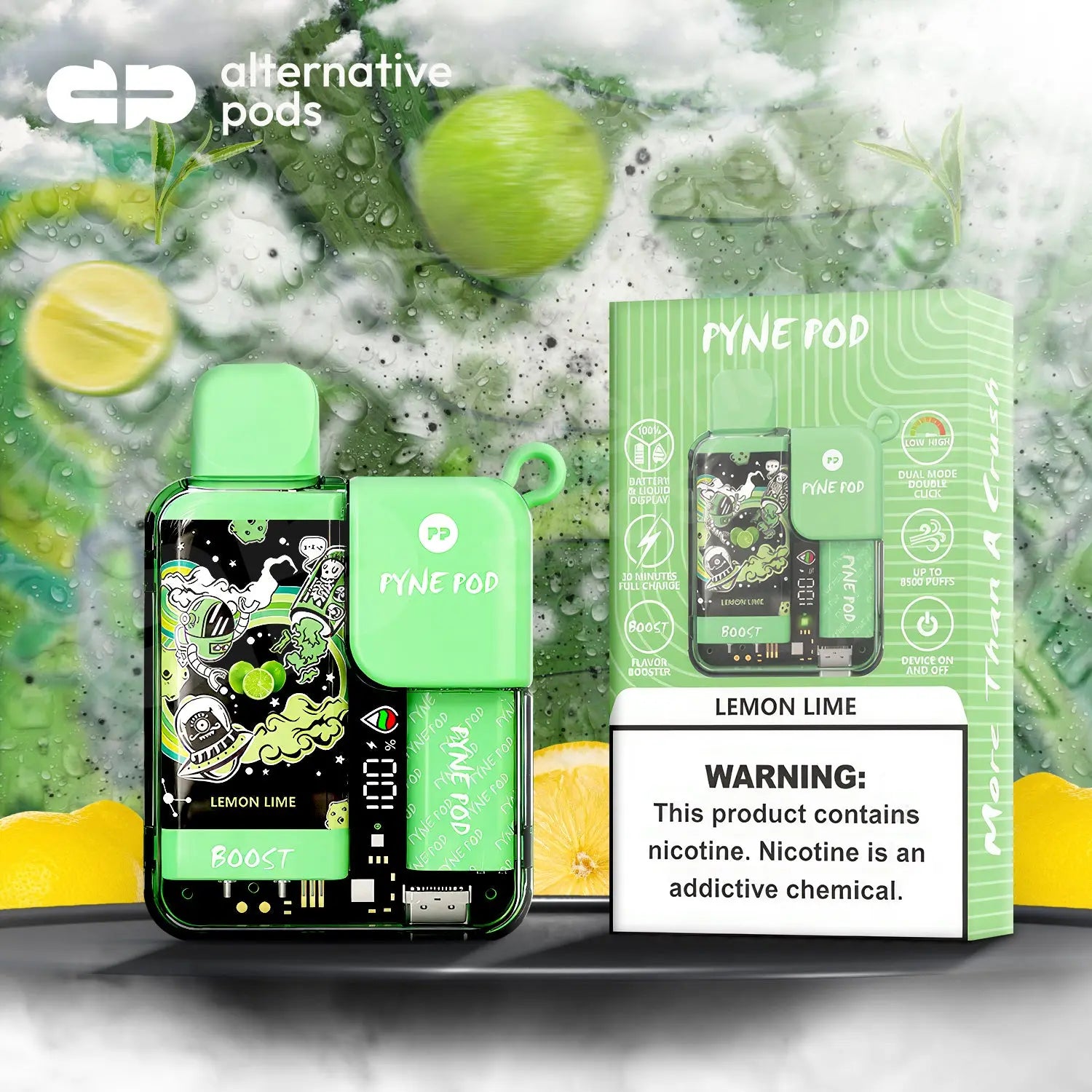 PYNE POD BOOST 8500 - Alternative pods | Online Vape & Smoke Shop