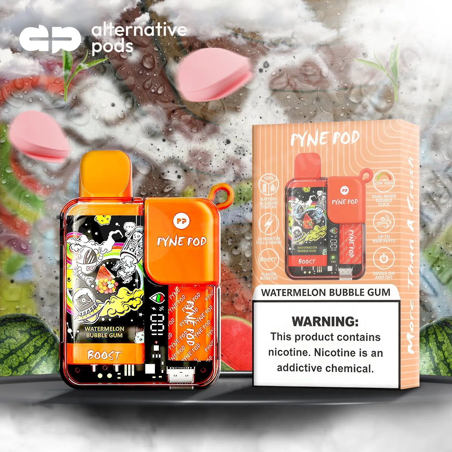 PYNE POD BOOST 8500 - Alternative pods | Online Vape & Smoke Shop