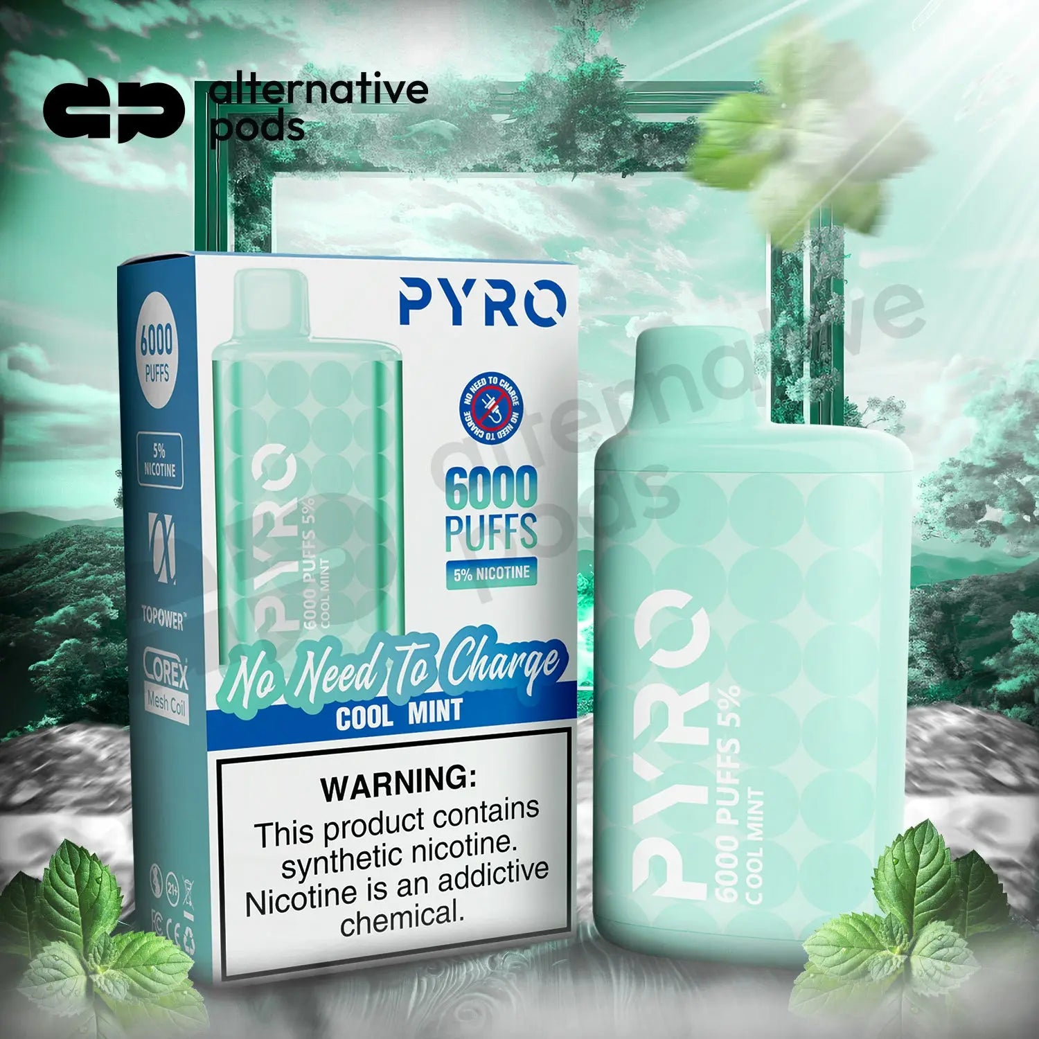 PYRO 6000 Disposable Vape - Alternative pods | Online Vape & Smoke Shop