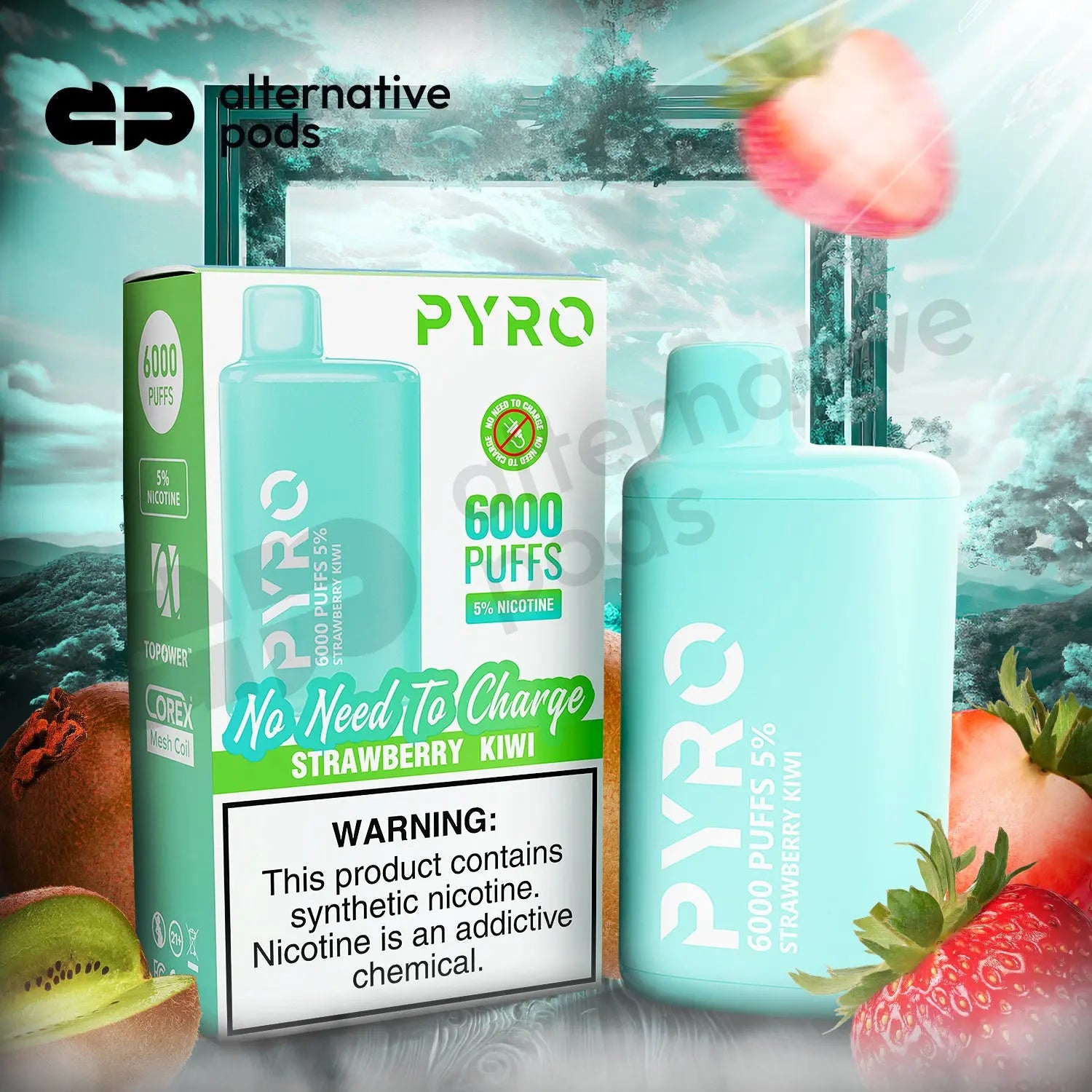 PYRO 6000 Disposable Vape - Alternative pods | Online Vape & Smoke Shop