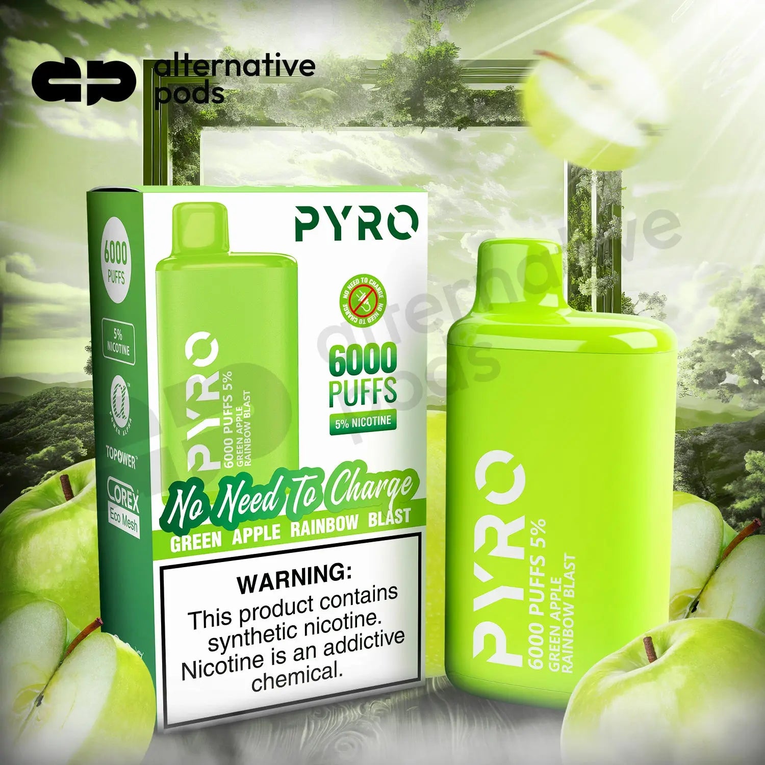 PYRO 6000 Disposable Vape - Alternative pods | Online Vape & Smoke Shop