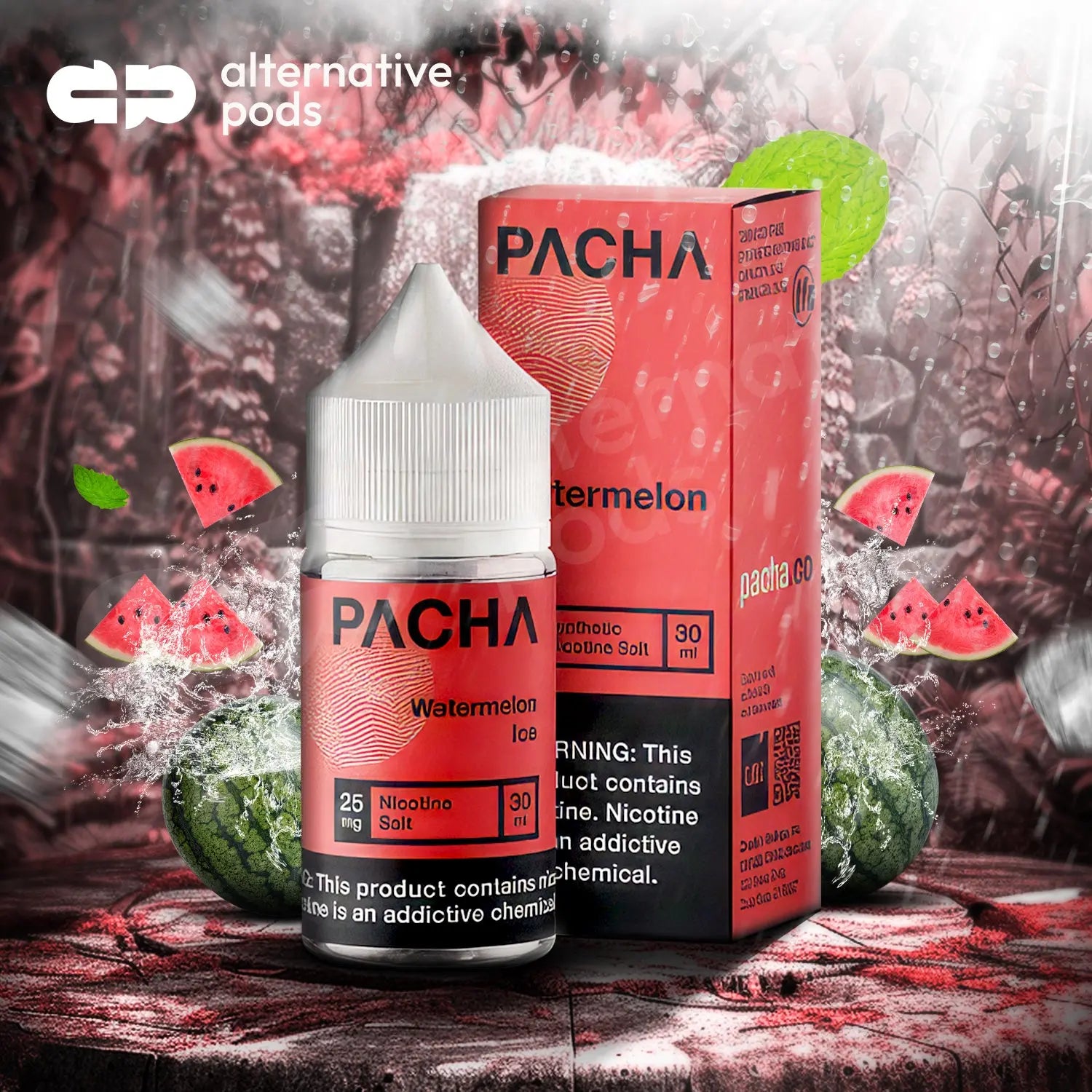 Pacha Syn Synthetic Nicotine Salt E-Liquid 30ML - Watermelon Ice 