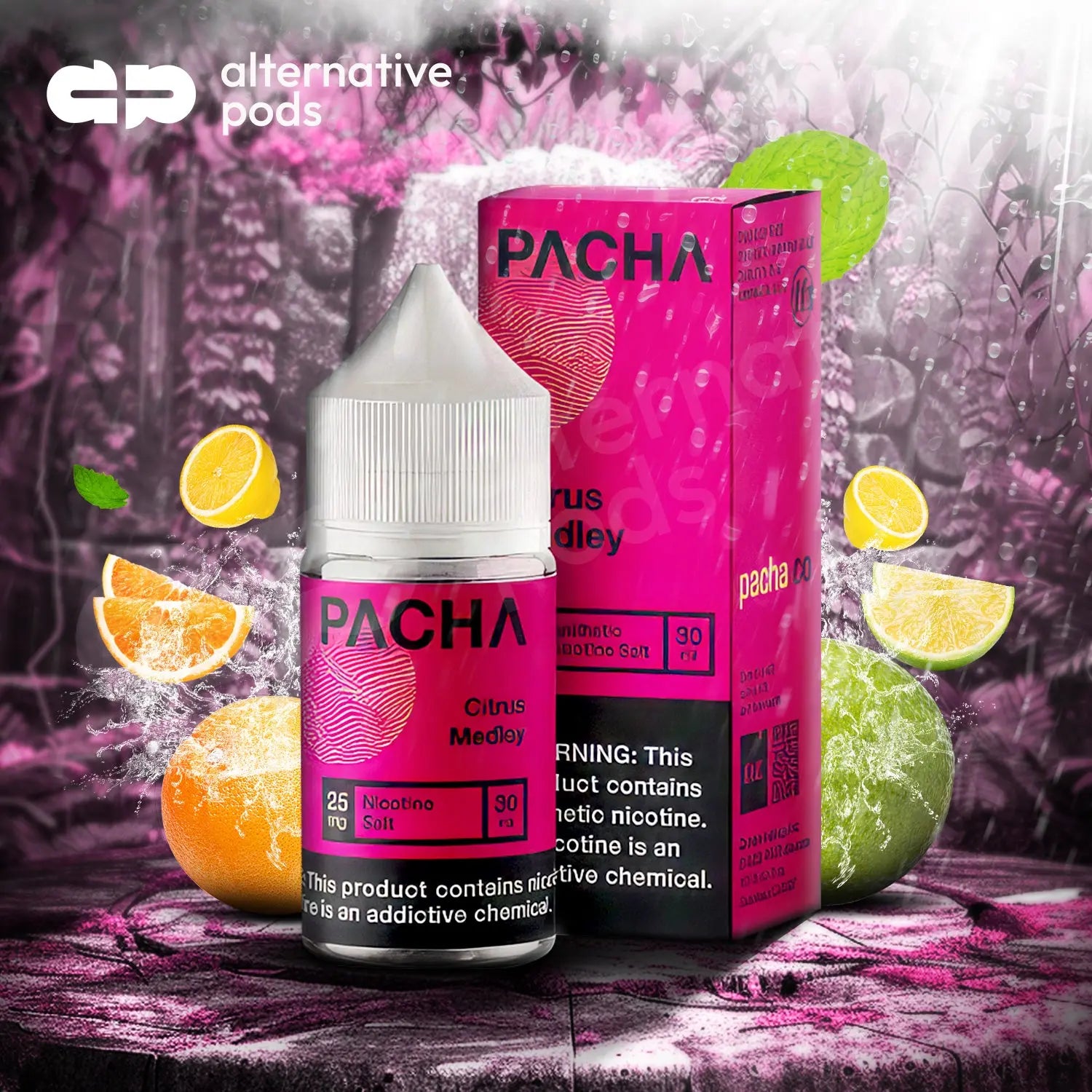 Pacha Syn Synthetic Nicotine Salt E-Liquid 30ML - Citrus Medley 