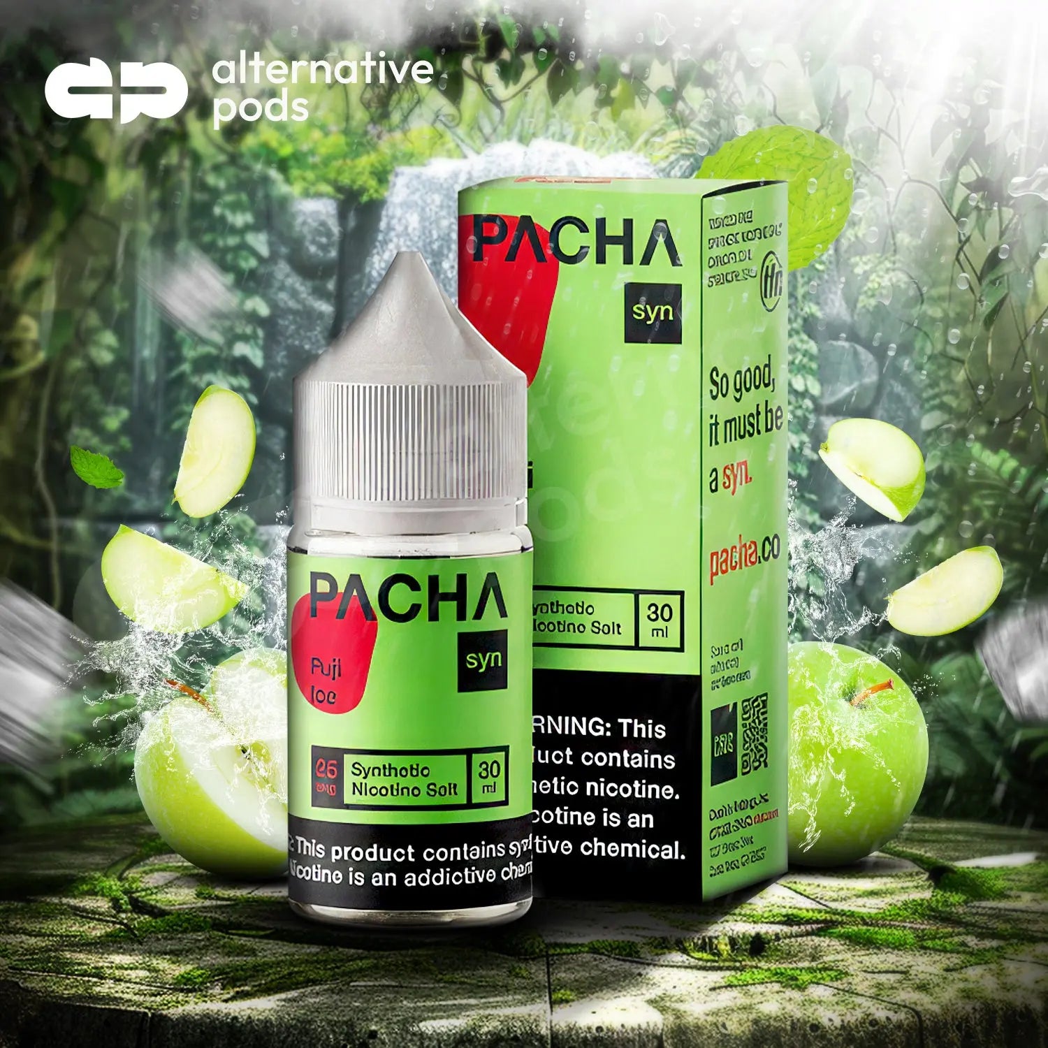 Pacha Syn Synthetic Nicotine Salt E-Liquid 30ML - Fuji Ice 