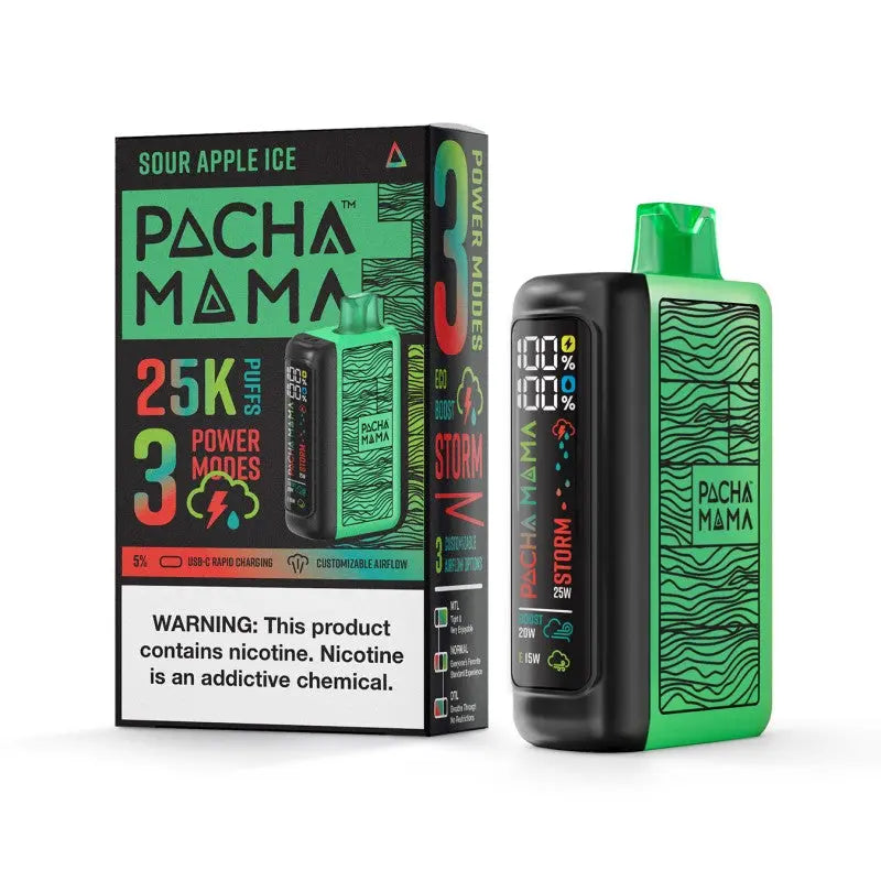 Pachamama 25K Disposable - Sour Apple Ice 