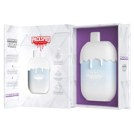 Packspod 5000 Puffs Rechargeable Disposable Device - Marshmallow Fluff