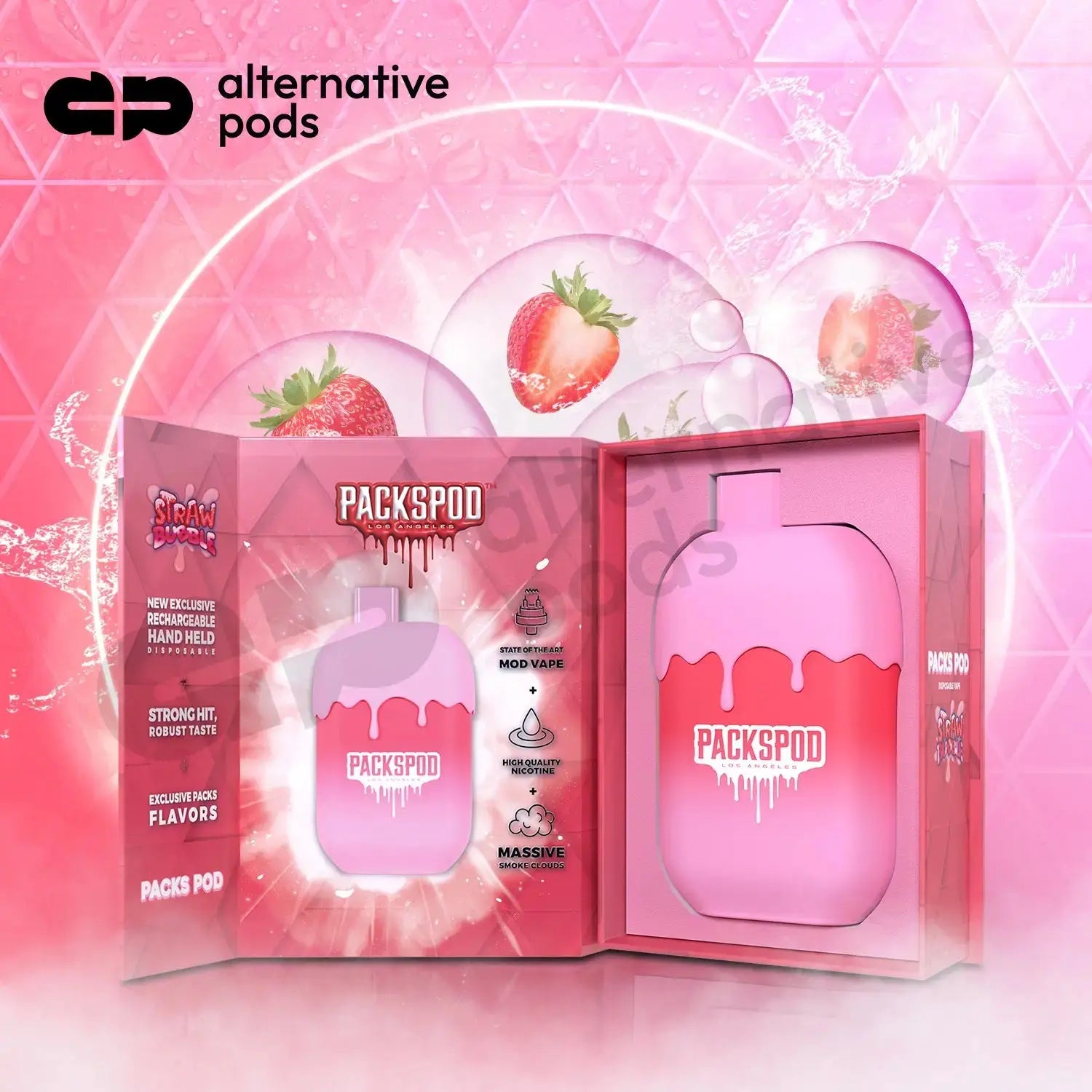 Packspod 5000 Disposable - StrawBubble