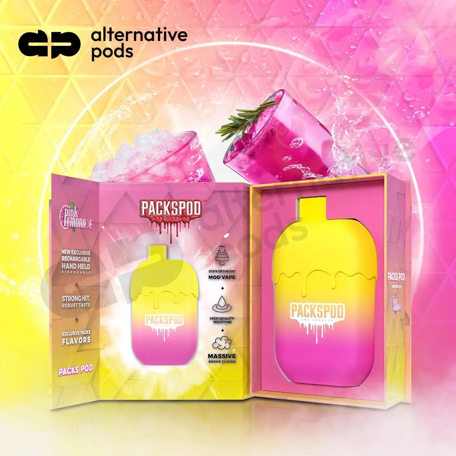 Packspod 5000 Disposable - Pink Lemonade