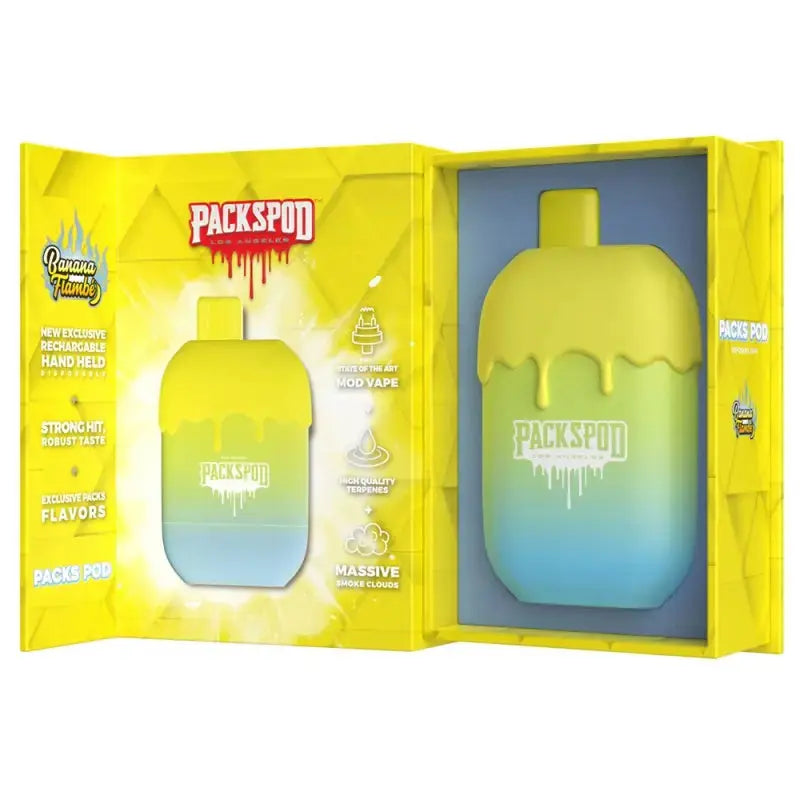 Packspod 5000 Disposable - Banana Flambe