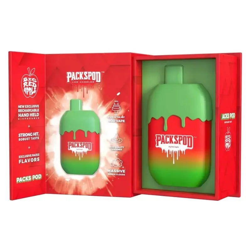Packspod 5000 Disposable - Big Red Apple (Limited Edition)