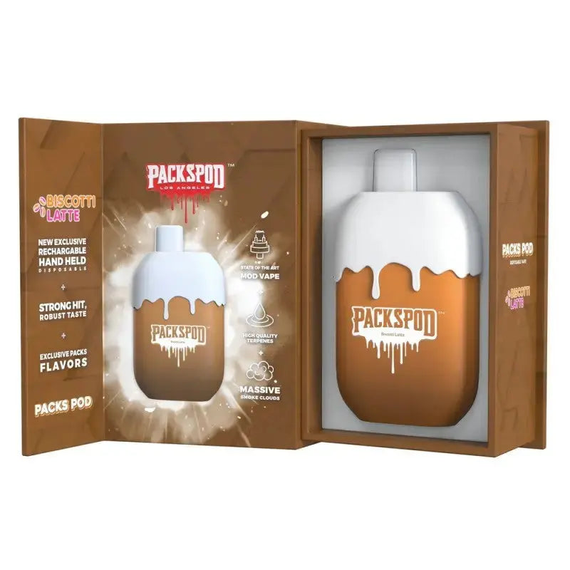 Packspod 5000 Disposable - Biscotti Latte (Limited Edition)