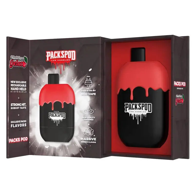 Packspod 5000 Disposable - Black Cherry Gelato