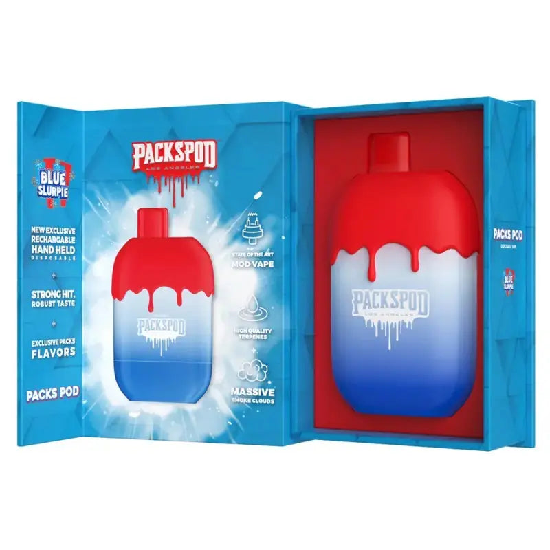 Packspod 5000 Disposable - Blue Slurpie