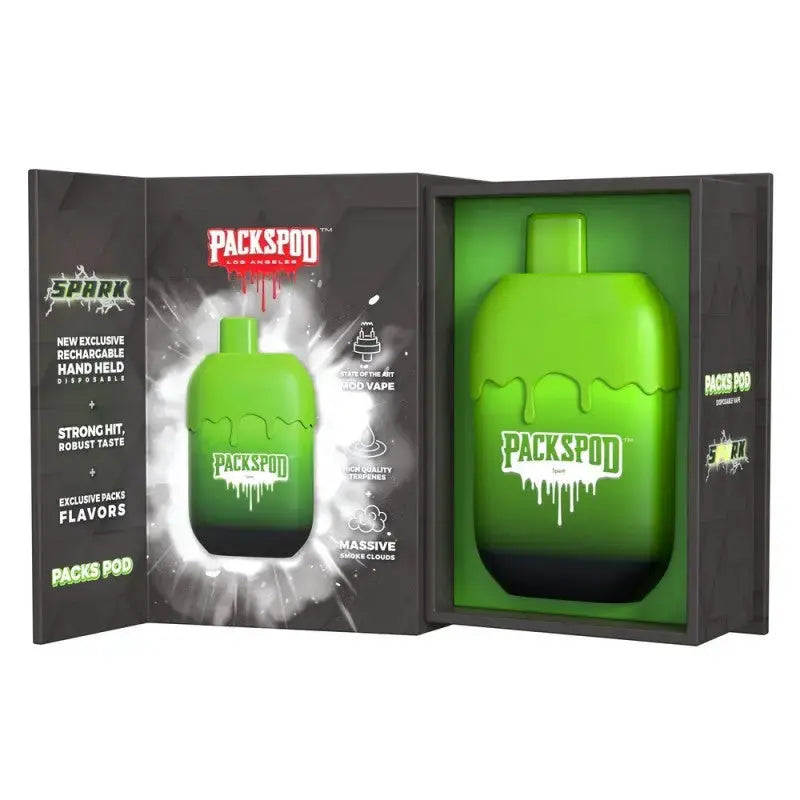 Packspod 5000 Puffs Rechargeable Disposable Device - $6.99