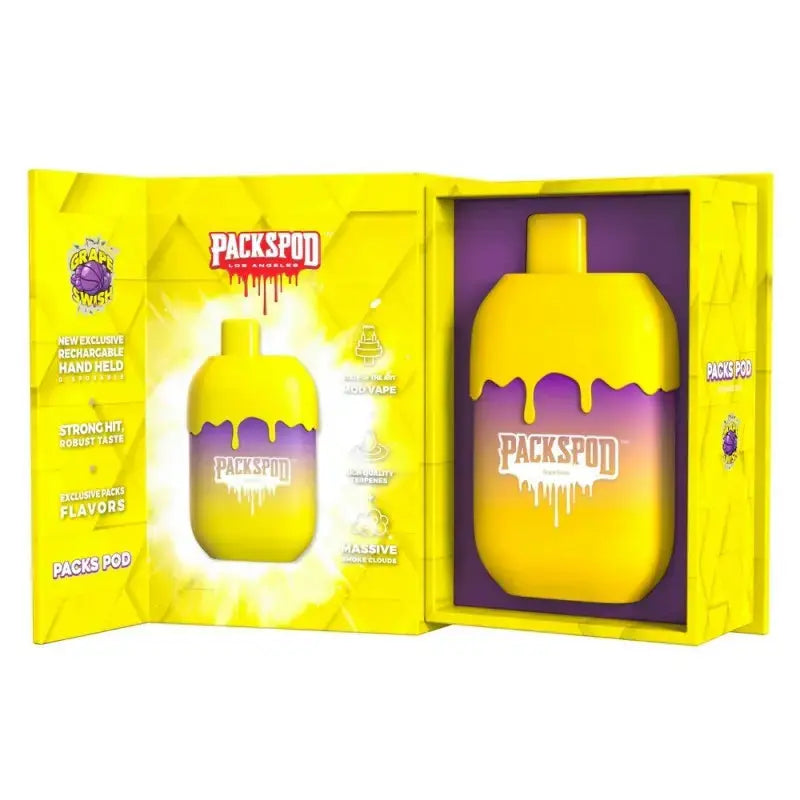 Packspod 5000 Disposable - Grape Swish (Limited Edition)
