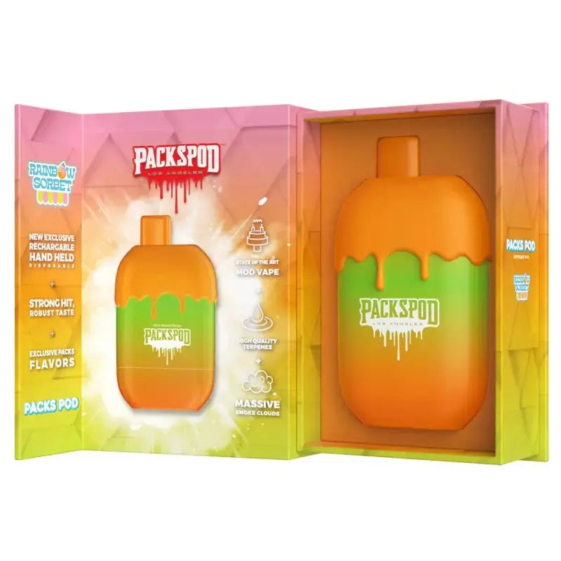 Packspod 5000 Disposable - Rainbow Sorbet