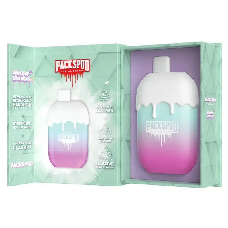 Packspod 5000 Disposable - Unicorn Sherbet