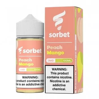 Sorbet Synthetic Nicotine E-Liquid 100ML Peach Mango 
