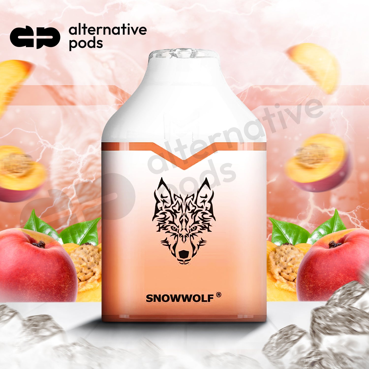 Snowwolf Mino 6500 Puffs Disposable Vape - Peach Ice