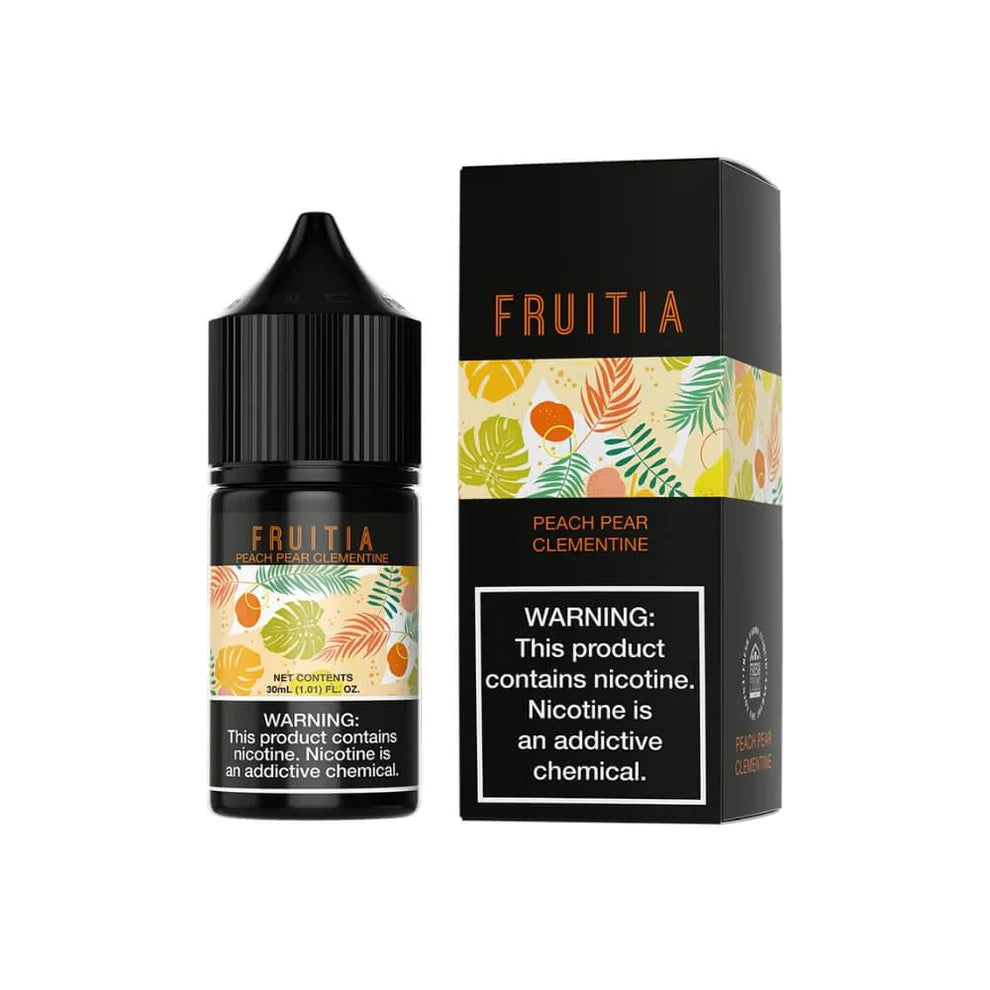 Fruitia Nicotine Salt E-Liquid By Fresh Farms 30ML - Peach Pear Clementine