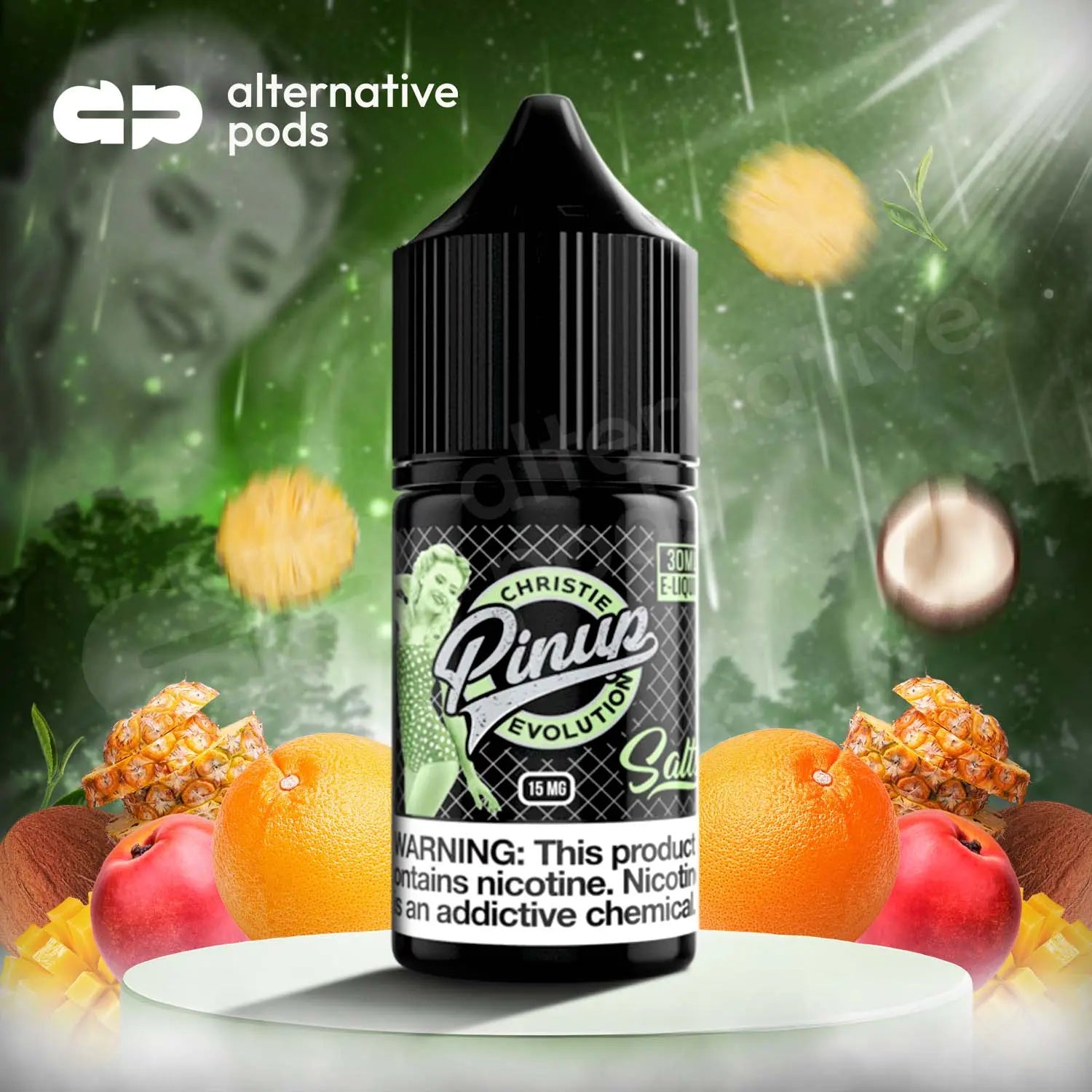 Pinup Vapors Nicotine Salt E-Liquid 30ML - Christie 