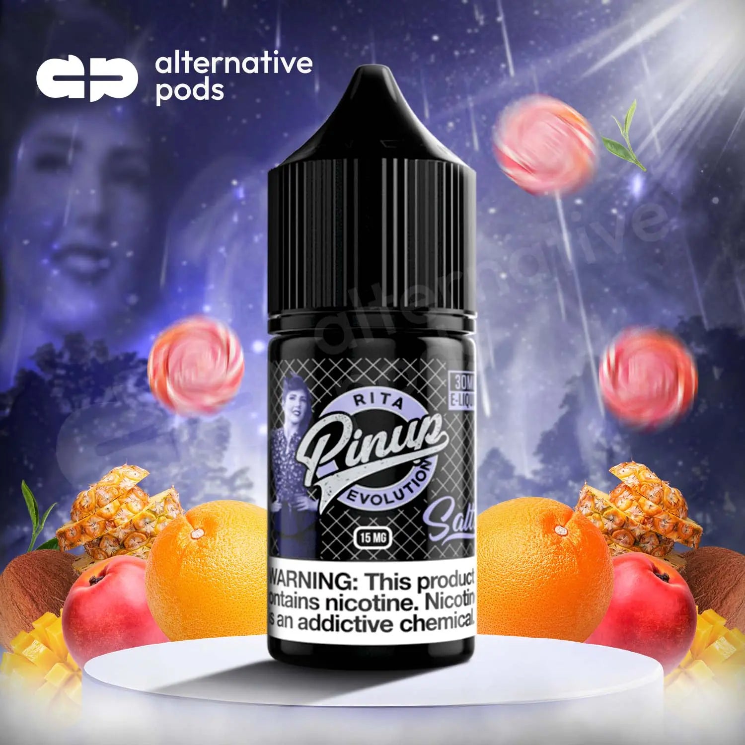 Pinup Vapors Nicotine Salt E-Liquid 30ML - Rita 