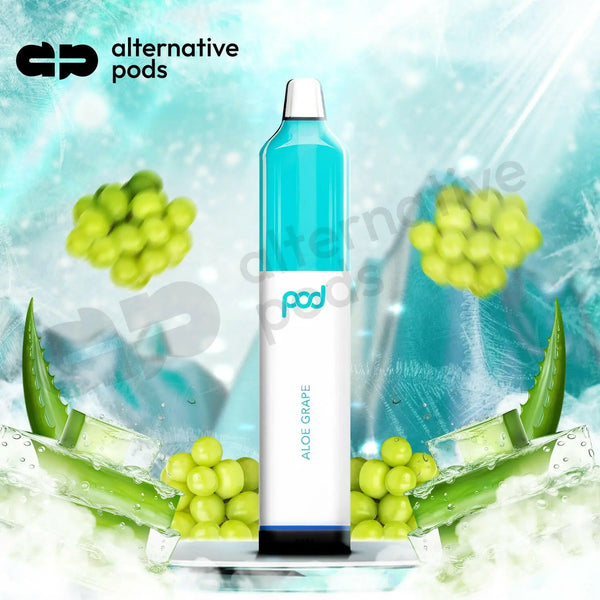 Pod 5500 Disposable Vape - Aloe Grape 