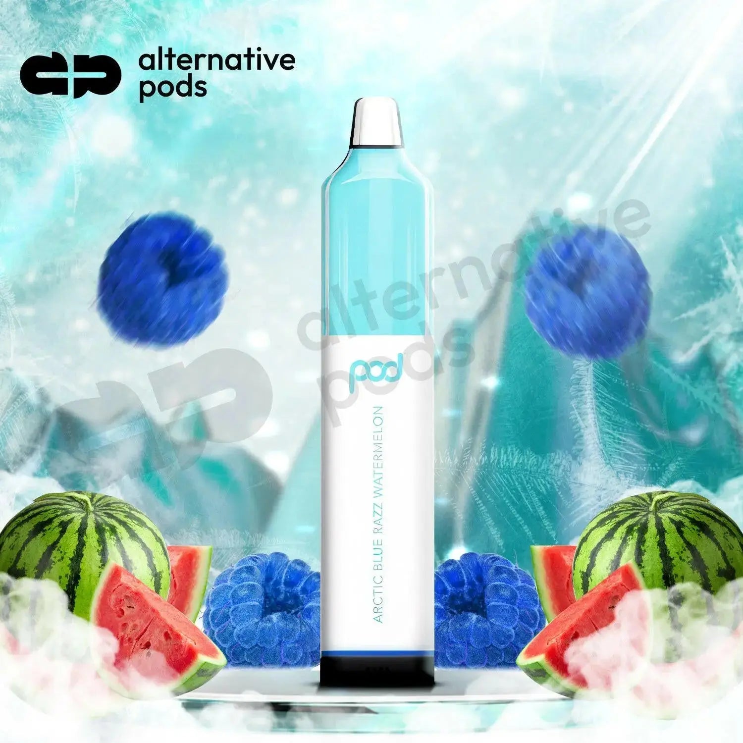 Pod 5500 Disposable Vape - Arctic Blue Razz Watermelon 