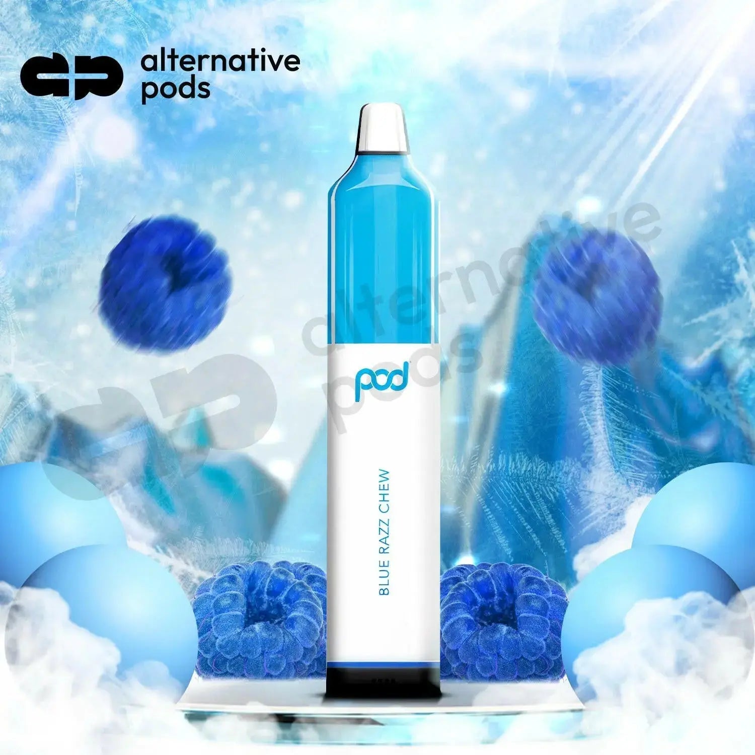 Pod 5500 Disposable Vape - Blue Razz Chew 