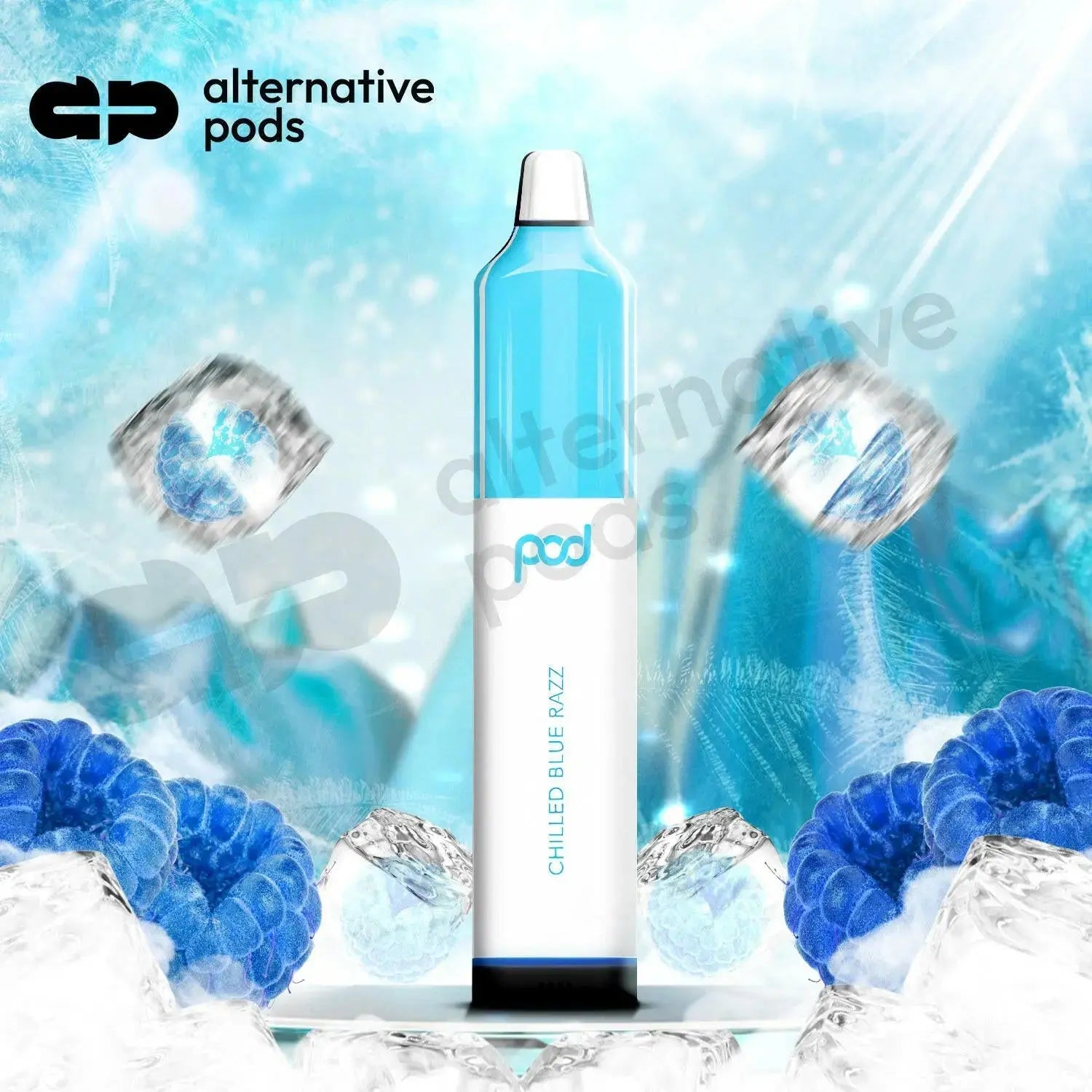 Pod 5500 Disposable Vape - Chilled Blue Razz 