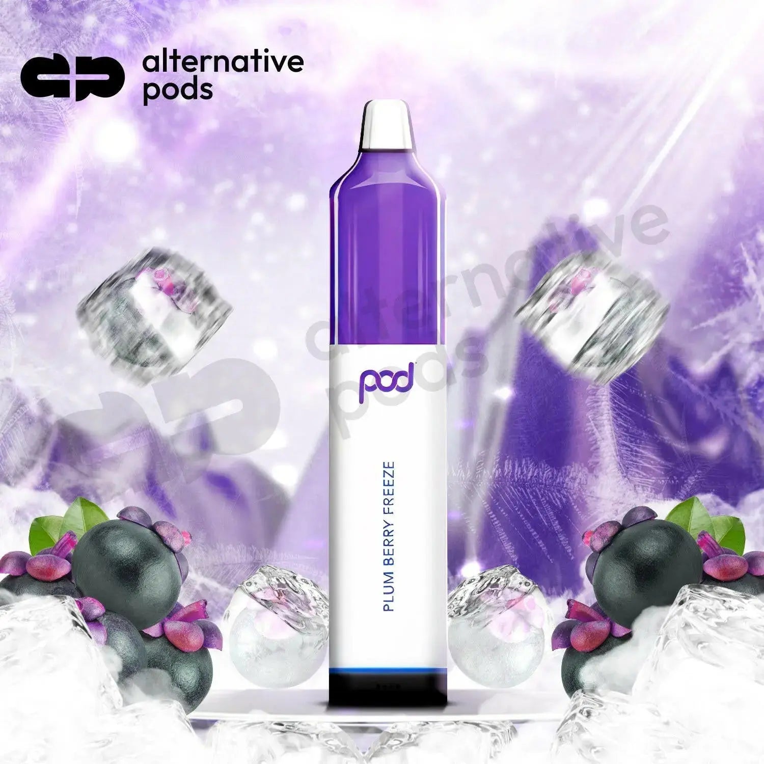 Pod 5500 Disposable Vape - Plum Berry Freeze 