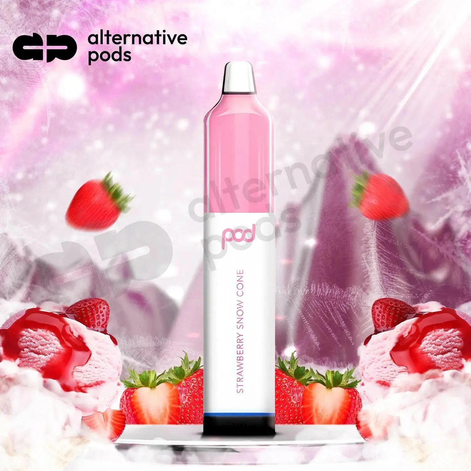 Pod 5500 Disposable Vape - Strawberry Snow Cone 