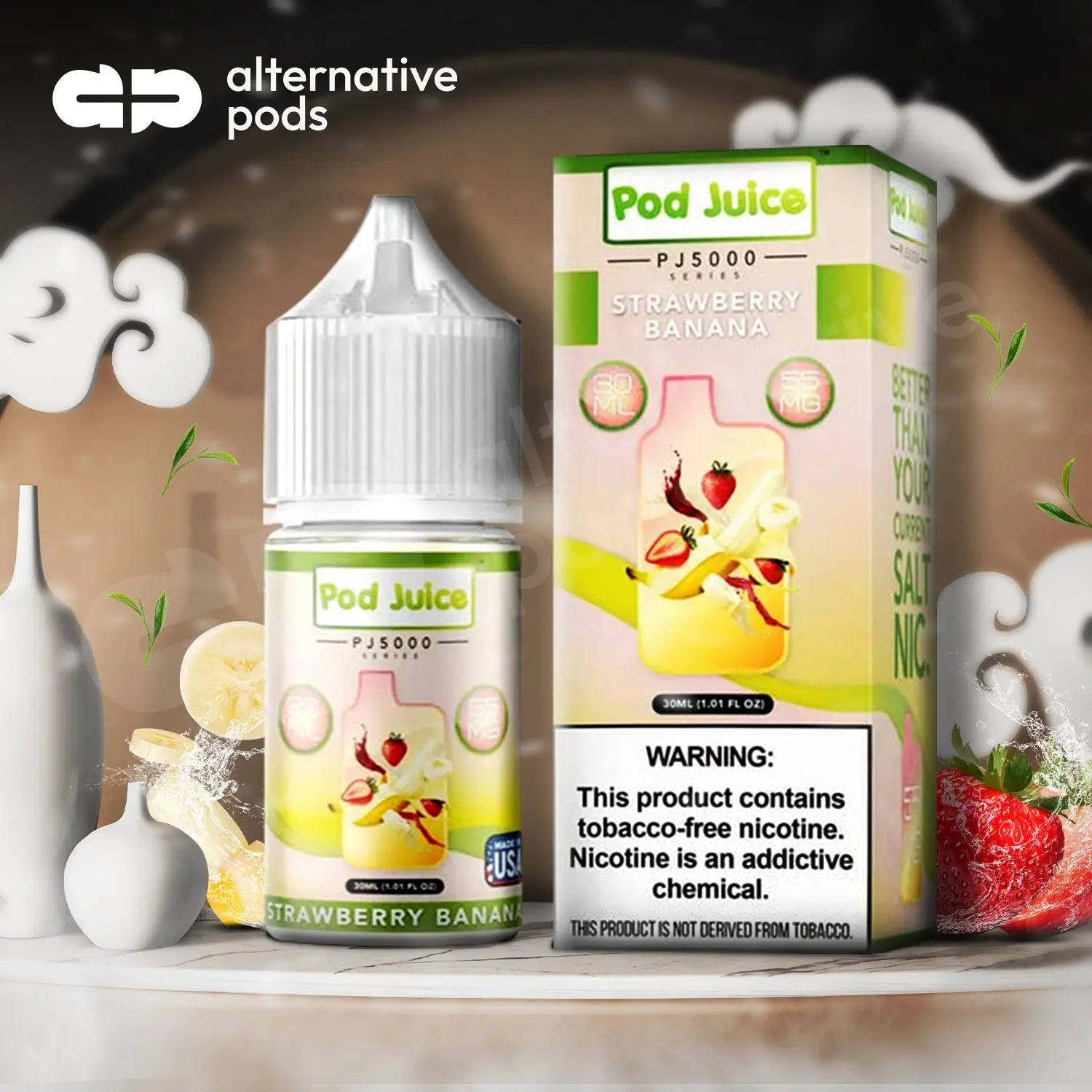 Pod Juice PJ5000 Series Synthetic Nicotine Salt E-Liquid 30ML - Alternative pods | Online Vape & Smoke Shop