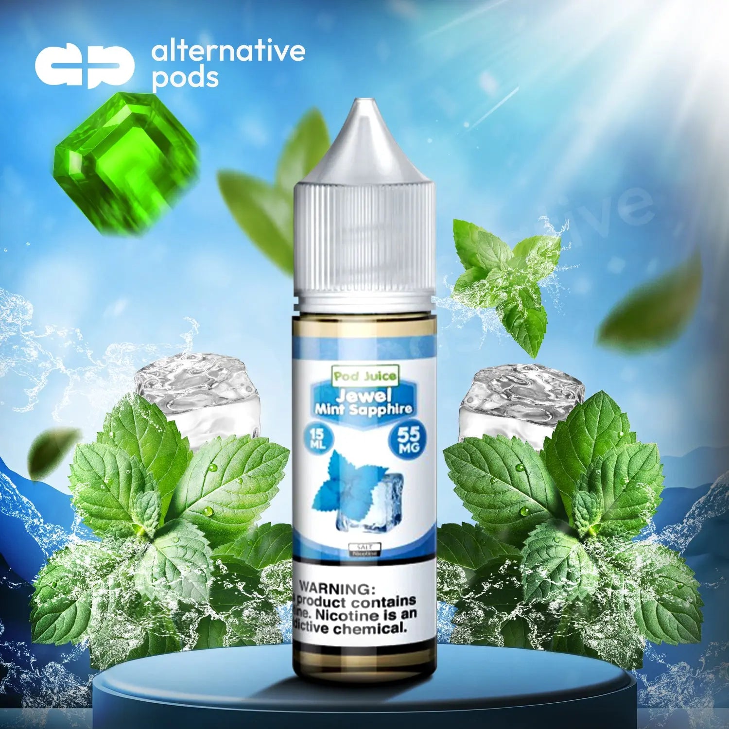 Pod Juice Salts Nicotine Salt E-Liquid 15ML - Alternative pods | Online Vape & Smoke Shop