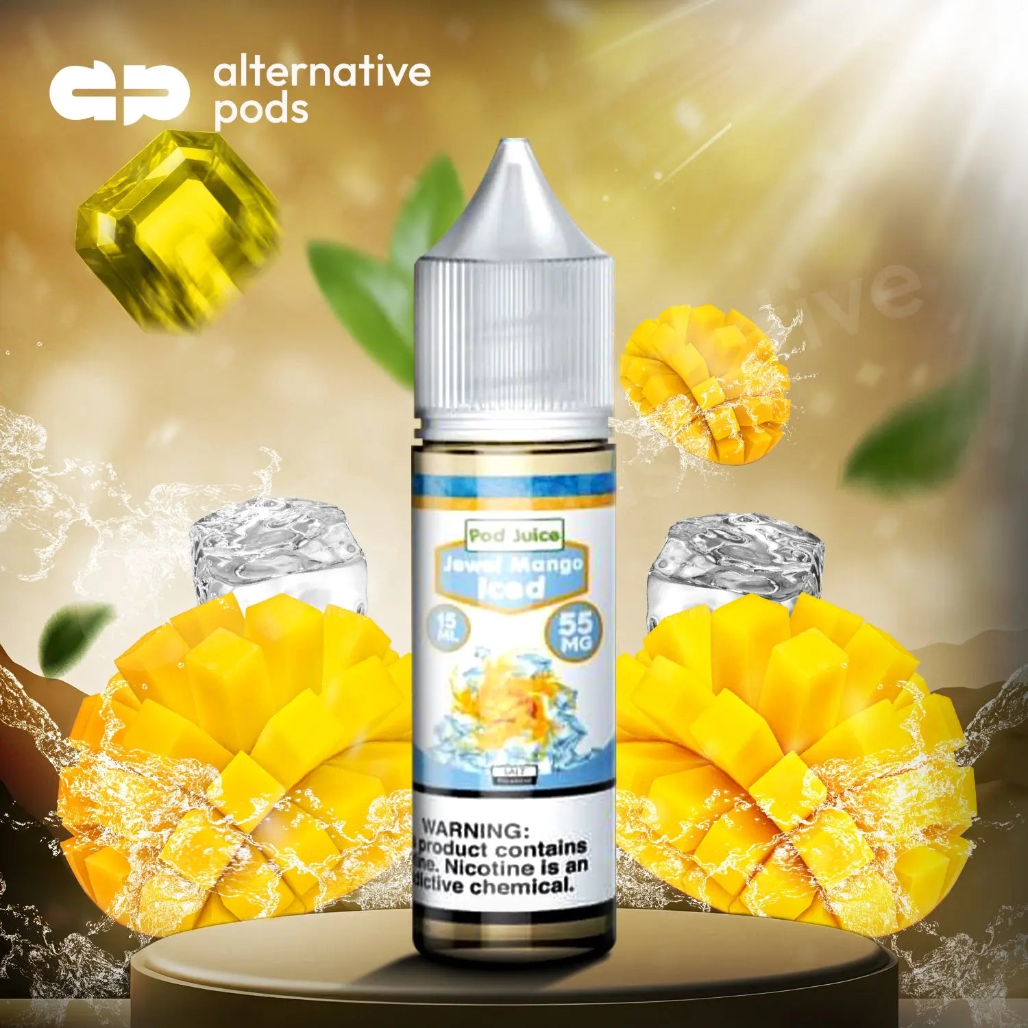 Pod Juice Salts Nicotine Salt E-Liquid 15ML - Alternative pods | Online Vape & Smoke Shop