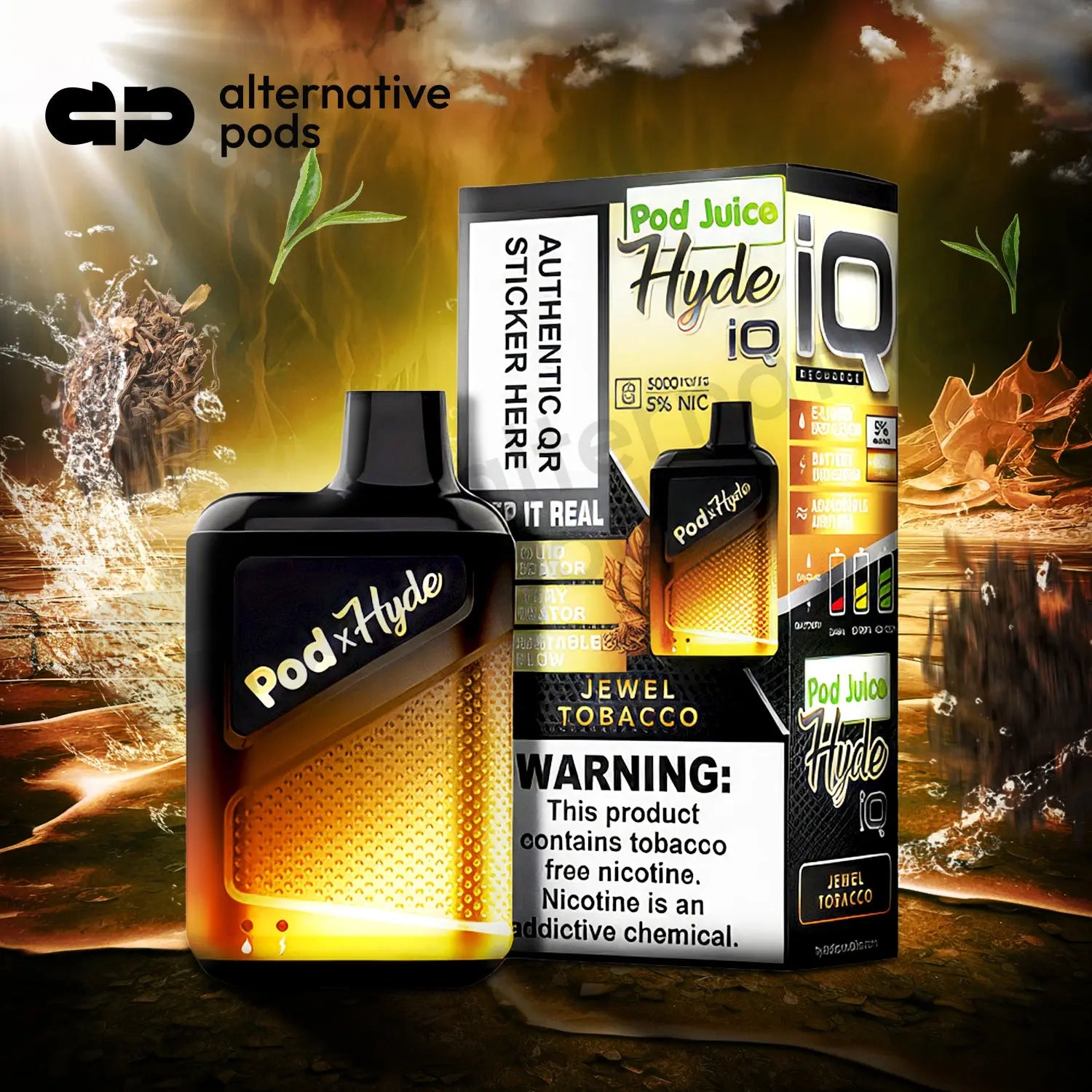 Pod Juice X Hyde Iq 5K - Alternative pods | Online Vape & Smoke Shop