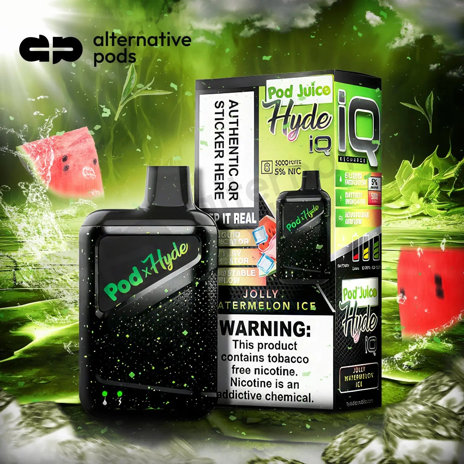Pod Juice X Hyde Iq 5K - Alternative pods | Online Vape & Smoke Shop