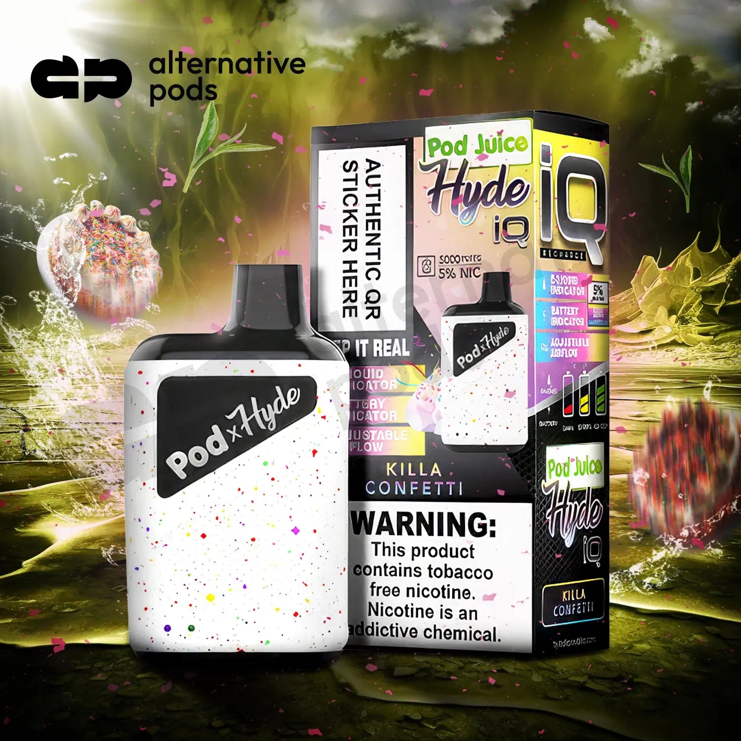 Pod Juice X Hyde Iq 5K - Alternative pods | Online Vape & Smoke Shop