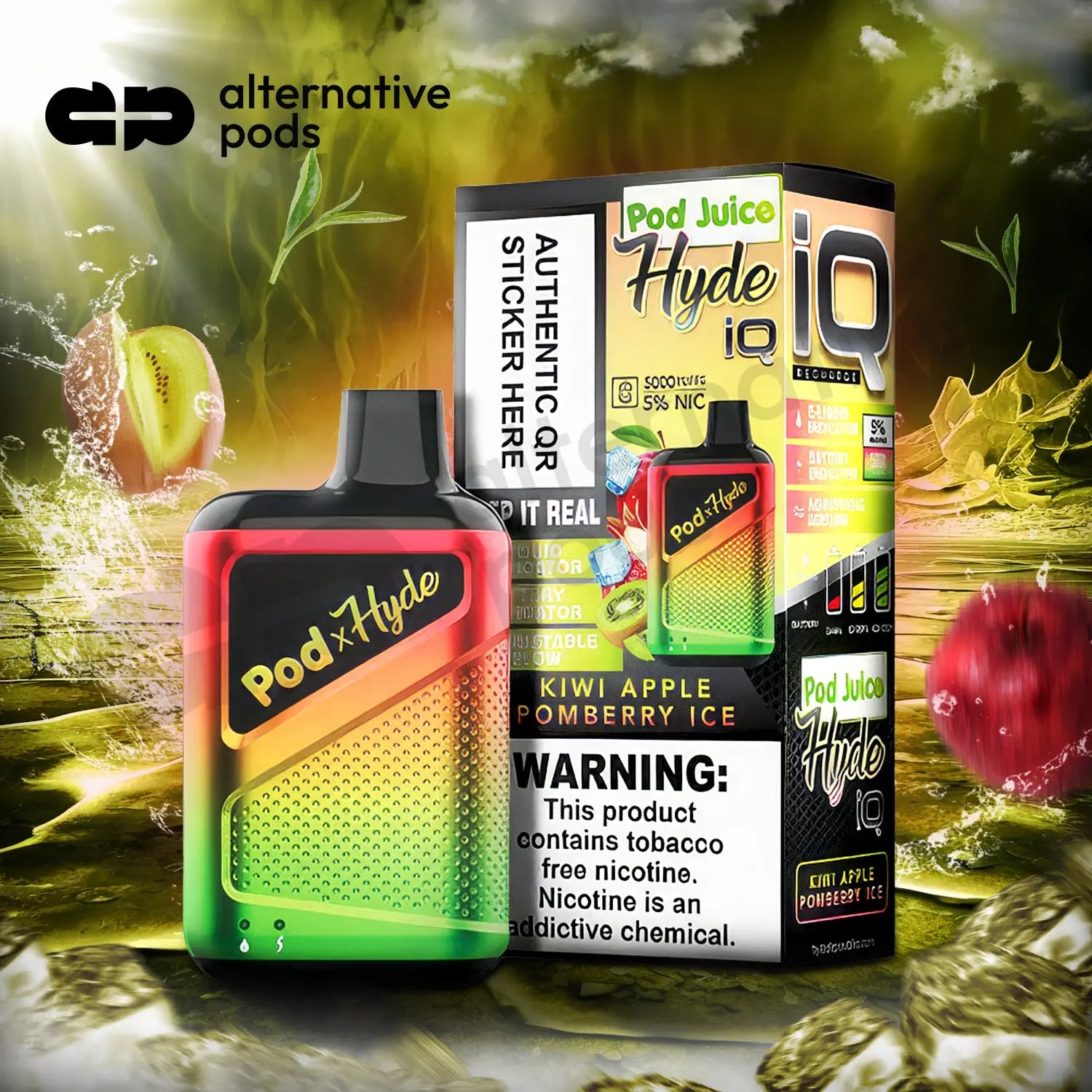 Pod Juice X Hyde Iq 5K - Alternative pods | Online Vape & Smoke Shop