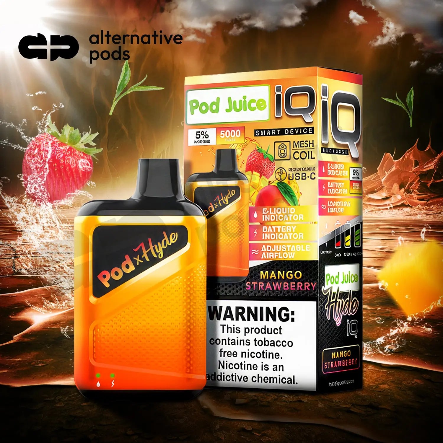 Pod Juice X Hyde Iq 5K - Alternative pods | Online Vape & Smoke Shop