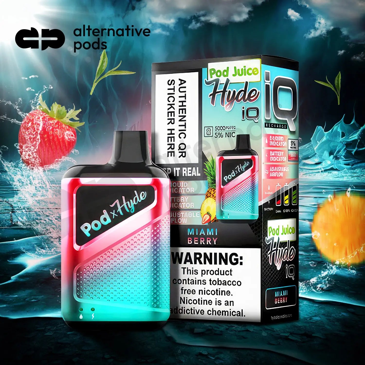 Pod Juice X Hyde Iq 5K - Alternative pods | Online Vape & Smoke Shop
